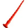 Gode Long Stretch Worm N°2 - 40 X 4cm Rouge