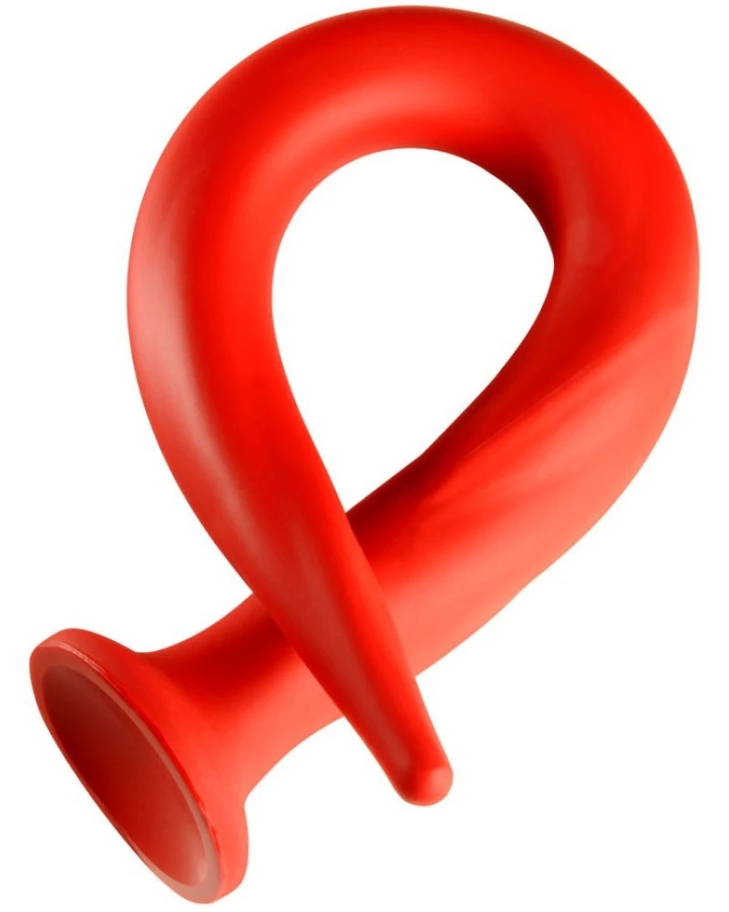 Gode Long Stretch Worm N°5 - 64 X 5.2cm Rouge 2 Gode Long Stretch Worm N°5 - 64 X 5.2cm Rouge – Image 2