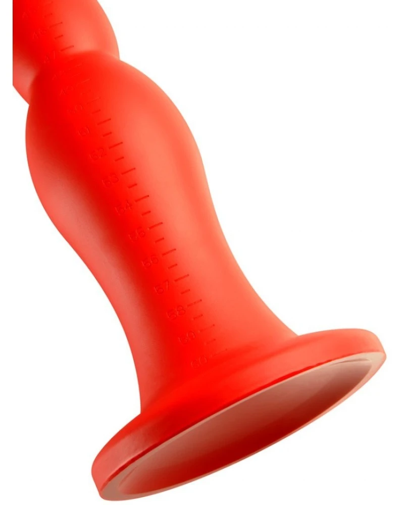 Gode Long Stretch Worm N°6 - 60 X 6cm Rouge 5 Gode Long Stretch Worm N°6 - 60 X 6cm Rouge – Image 5