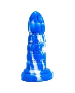 F*CK MY COLOR Gode Oblink 18 X 6cm Bleu-Blanc