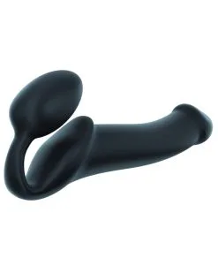 Gode + Plug STRAP-ON-ME Bendable L 16 X 3.7 Cm Noir -Sextoys boutique gode plug strap on me bendable l 16 x 37 cm noir 2