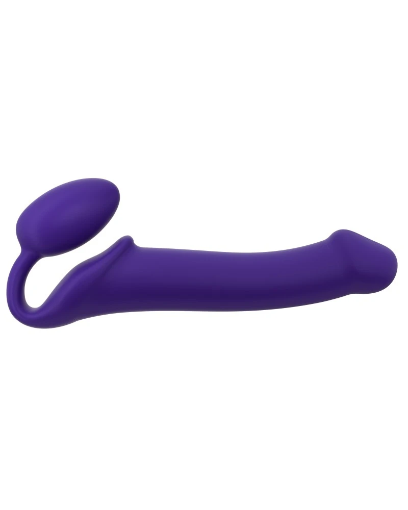 Gode + Plug STRAP-ON-ME Bendable L 16 X 3.7 Cm Violet 1 Gode + Plug STRAP-ON-ME Bendable L 16 X 3.7 Cm Violet