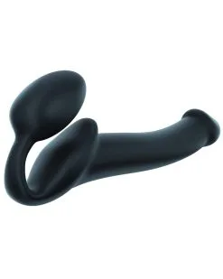 Gode + Plug STRAP-ON-ME Bendable M 16 X 4 Cm Noir 6 Gode + Plug STRAP-ON-ME Bendable M 16 X 4 Cm Noir -Sextoys boutique gode plug strap on me bendable m 16 x 4 cm noir 6
