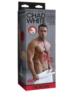 Signature Cocks Gode Réaliste Acteur Chad White 17 X 5 Cm -Sextoys boutique gode realiste acteur chad white 17 x 5 cm 2