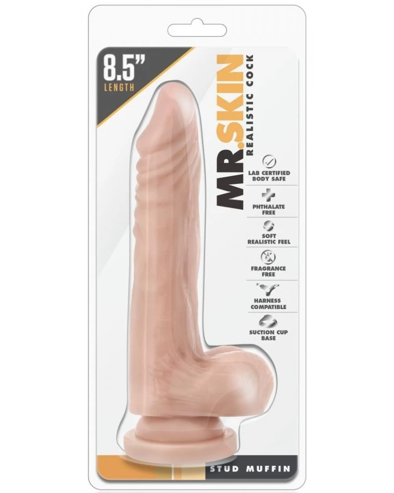Dr. Skin Gode Réaliste Stud Muffin Dr Skin 15 X 3.8cm 2 Dr. Skin Gode Réaliste Stud Muffin Dr Skin 15 X 3.8cm – Image 2
