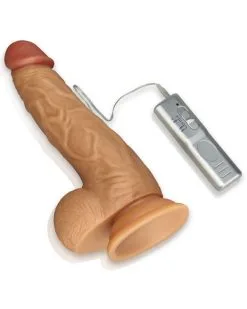 Love Toy Gode Réaliste Vibrant Real Extreme 16 X 4.5cm Marron