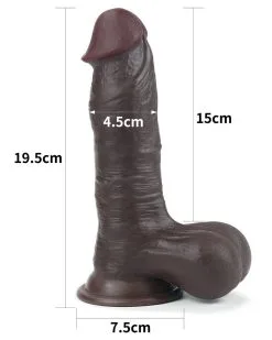 SlidingSkin Gode Sliding Skin 15 X 4.5cm Marron 34 SlidingSkin Gode Sliding Skin 15 X 4.5cm Marron -Sextoys boutique gode sliding skin 15 x 45cm marron 16