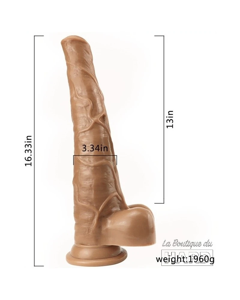 Animalorny Gode StudHorse 32 X8cm Marron 5 Animalorny Gode StudHorse 32 X8cm Marron – Image 5