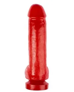 The Red Toys Gode SUPER DON 24 X 7 Cm Rouge -Sextoys boutique gode super don 24 x 7 cm rouge 1