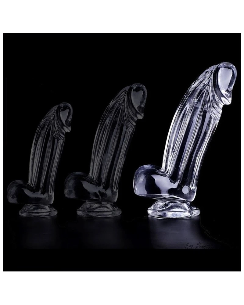 ClearlyHorny Gode Transparent Kolk L 16 X 5.5cm 1 ClearlyHorny Gode Transparent Kolk L 16 X 5.5cm