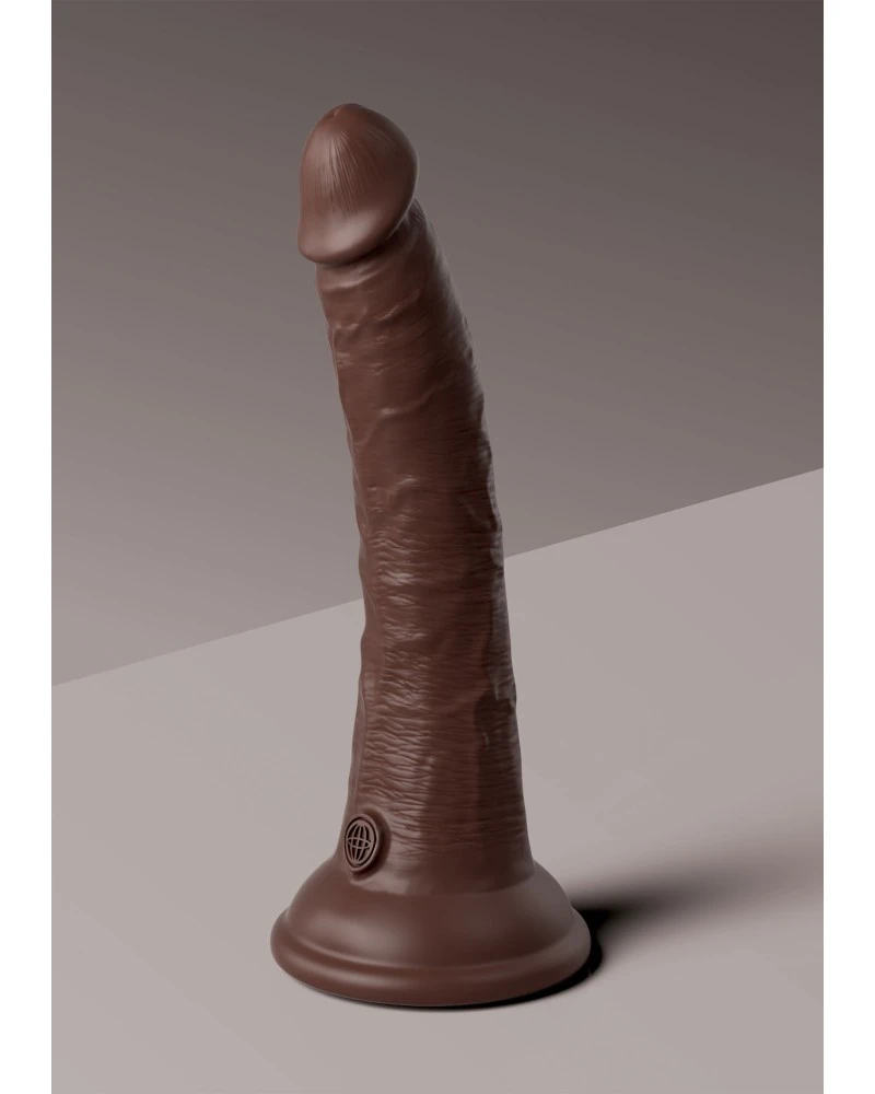 King Cock Elite Gode Vibrant 2Density Seven - 18 X 4cm Marron 5 King Cock Elite Gode Vibrant 2Density Seven - 18 X 4cm Marron – Image 5