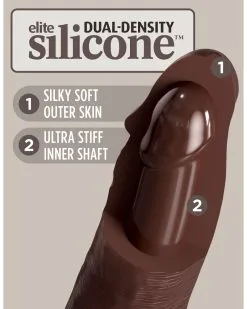 King Cock Elite Gode Vibrant 2Density Seven - 18 X 4cm Marron 16 King Cock Elite Gode Vibrant 2Density Seven - 18 X 4cm Marron -Sextoys boutique gode vibrant 2density seven 18 x 4cm marron 7