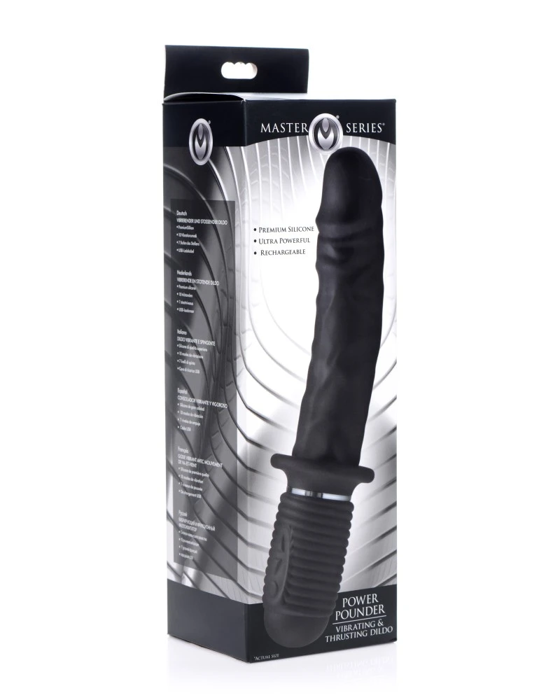 Master Series Gode Vibrant Avec Percussions Power Pounder 17 X 4.5 Cm 2 Master Series Gode Vibrant Avec Percussions Power Pounder 17 X 4.5 Cm – Image 2