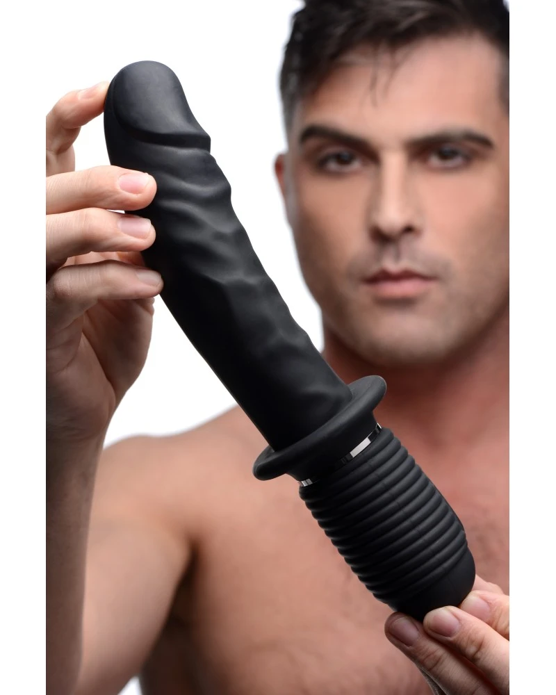 Master Series Gode Vibrant Avec Percussions Power Pounder 17 X 4.5 Cm 1 Master Series Gode Vibrant Avec Percussions Power Pounder 17 X 4.5 Cm