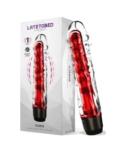 Latetobed Gode Vibrant Chris 14 X 3.3cm Rouge -Sextoys boutique gode vibrant chris 14 x 33cm rouge 2