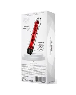 Latetobed Gode Vibrant Chris 14 X 3.3cm Rouge -Sextoys boutique gode vibrant chris 14 x 33cm rouge 3