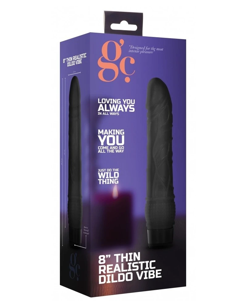 Gc Gode Vibrant Dildo Vibe Thin 18 X 4.2cm Noir 2 Gc Gode Vibrant Dildo Vibe Thin 18 X 4.2cm Noir – Image 2