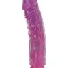 Generique Gode Vibrant Jelly Vibrator Violet 19 X 4.6 Cm