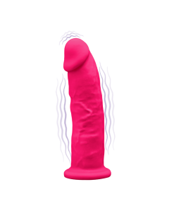 Gode Vibrant Silexd Modèle 2 - 7" - 17 X 4.3cm Rose