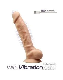 Gode Vibrant Télécommandé Silexd Modèle 1 - 8" - 17 X 4.5cm