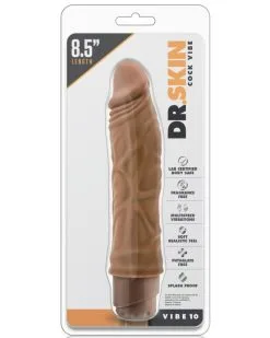 Dr. Skin Gode Vibrant Vibe 10 Dr Skin 18 X 4.5cm Latino -Sextoys boutique gode vibrant vibe 10 dr skin 18 x 45cm latino 1
