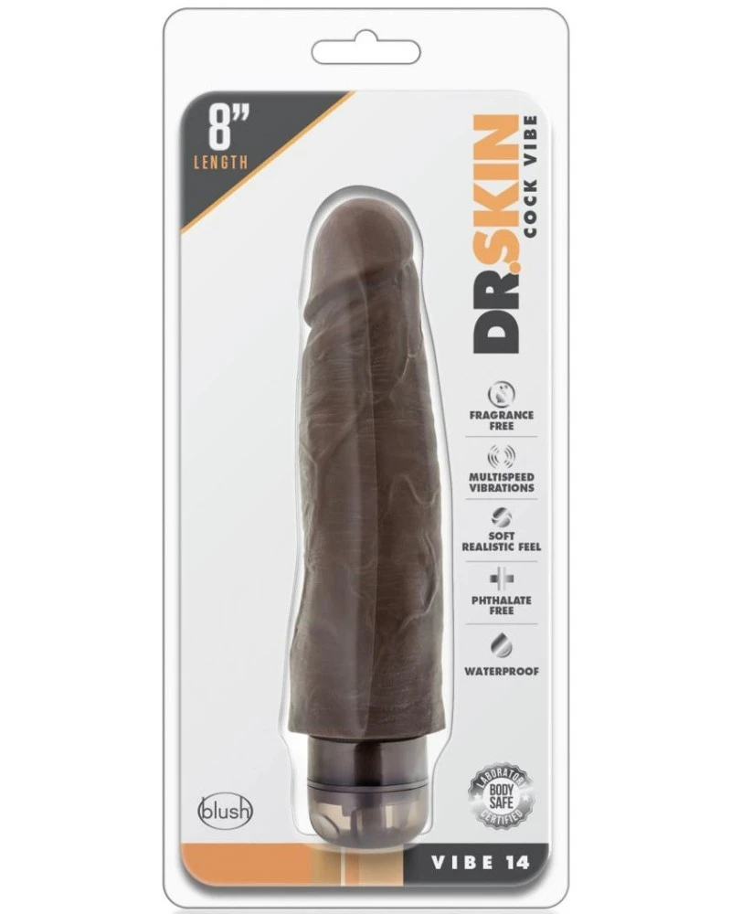 Dr. Skin Gode Vibrant Vibe 14 Dr Skin 16 X 5cm Marron 2 Dr. Skin Gode Vibrant Vibe 14 Dr Skin 16 X 5cm Marron – Image 2