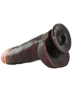 BLACK OUT Gode XXL Black Realistic Cock 25 X 7 Cm -Sextoys boutique gode xxl black realistic cock 25 x 7 cm 2