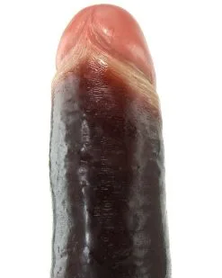 BLACK OUT Gode XXL Black Realistic Cock 25 X 7 Cm -Sextoys boutique gode xxl black realistic cock 25 x 7 cm 3