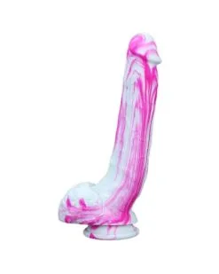 F*CK MY COLOR Gode Zarti 21 X 4.5cm Rose-Blanc