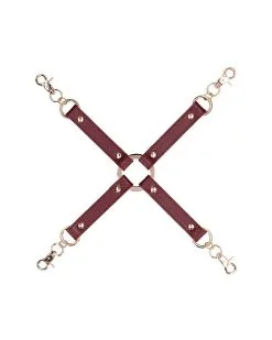 Ouch! Halo Hogtie Pour Menottes Connector Rouge