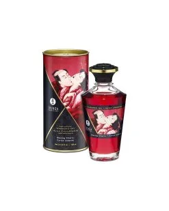 Shunga Huile De Massage Chauffante Aphrodisiaque - CERISE Ardente 100 ML