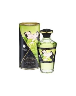 Shunga Huile De Massage Chauffante Aphrodisiaque - Sorbet De MINUIT 100 ML
