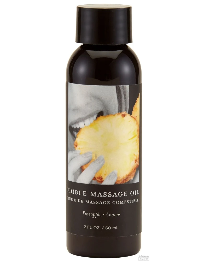 Earthly Body Huile De Massage Comestible Ananas 60ml 1 Earthly Body Huile De Massage Comestible Ananas 60ml