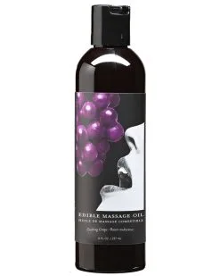 Earthly Body Huile De Massage Comestible Raisin 237ml
