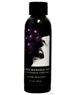 Earthly Body Huile De Massage Comestible Raisin 60ml