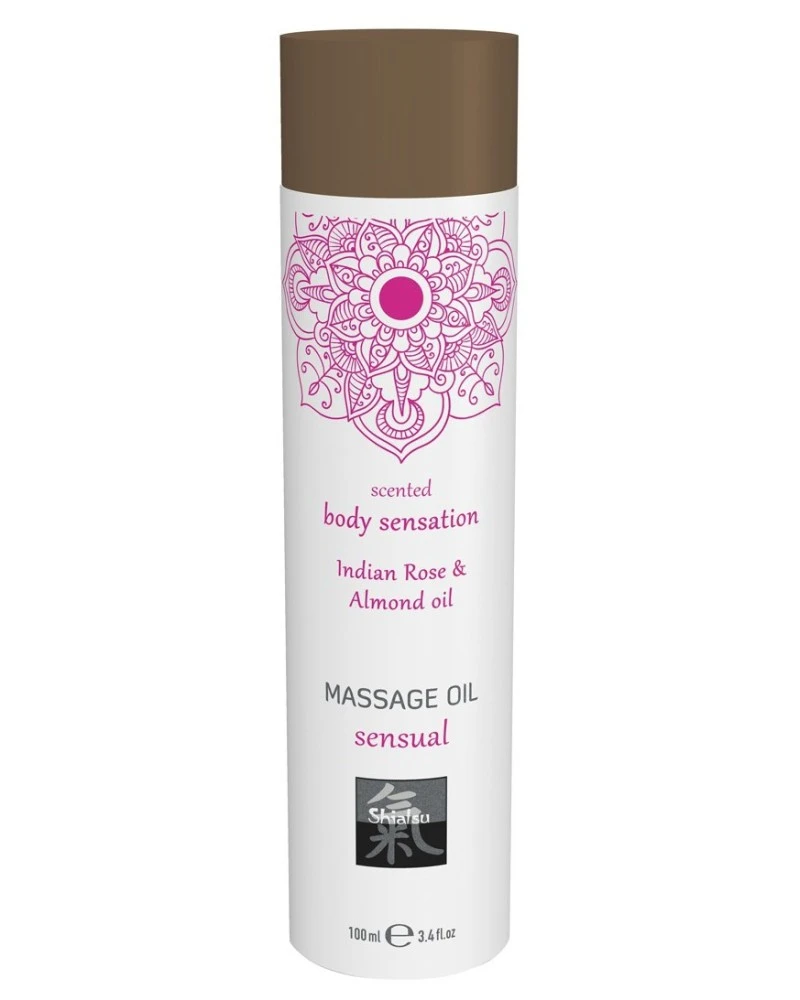 Shiatsu Huile De Massage Erotic Rose Et Amande 100mL 1 Shiatsu Huile De Massage Erotic Rose Et Amande 100mL