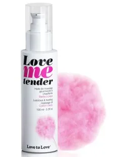 Love To Love Huile De Massage Love Me Tender Barbe à Papa 100ml