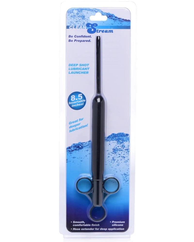Clean Stream Injecteur à Lubrifiant Ribbed Lube 21 X 2cm 1 Clean Stream Injecteur à Lubrifiant Ribbed Lube 21 X 2cm