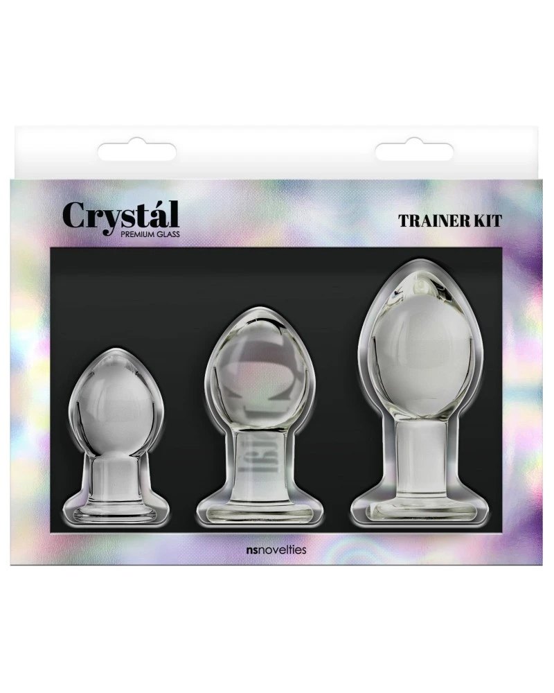 RENEGADE Kit 3 Plugs En Verre Crystal Round 2 RENEGADE Kit 3 Plugs En Verre Crystal Round – Image 2