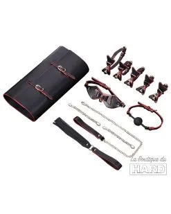 LuxuryFantasy Kit Bdsm Bells 6 Pièces Noir-Rouge