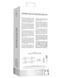 Ouch! Kit Bondage HoneyMoon Blanc -Sextoys boutique kit bondage honeymoon blanc 2