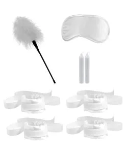 Ouch! Kit Bondage HoneyMoon Blanc