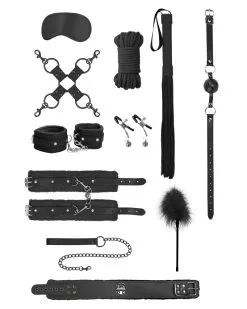 Ouch! Kit Bondage Intermédiaire 10 Pièces