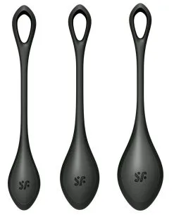 Satisfyer Kit D'entraînement Boules De Geisha YONI POWER 2 Noir -Sextoys boutique kit d entrainement boules de geisha yoni power 2 noir 4