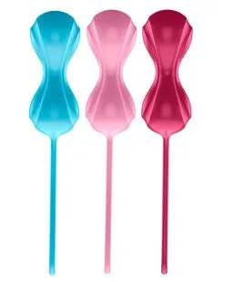 Satisfyer Kit De 3 Boules De Geisha - 3.4 Cm 11 Satisfyer Kit De 3 Boules De Geisha - 3.4 Cm -Sextoys boutique kit de 3 boules de geisha 34 cm 4