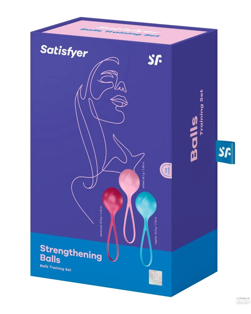 Satisfyer Kit De 3 Boules De Geisha - 3.8 Cm 2 Satisfyer Kit De 3 Boules De Geisha - 3.8 Cm – Image 2
