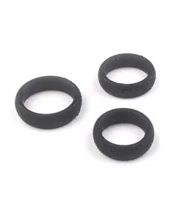 Generique Kit De 3 Cockrings Silicone Thick Set -Sextoys boutique kit de 3 cockrings silicone thick set 4