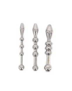 Kiotos Kit De 3 Plugs D'urètre Beads 5.5cm | 6 à 10mm -Sextoys boutique kit de 3 plugs d uretre beads 55cm 6 a 10mm 2