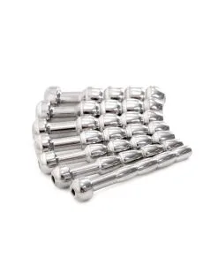 Kiotos Kit De 7 Plugs D'urètre Percés Holow 4.2cm | 5 à 11mm -Sextoys boutique kit de 7 plugs d uretre perces holow 42cm 5 a 11mm 3