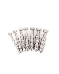 Kiotos Kit De 7 Plugs D'urètre Percés Holow 4.2cm | 5 à 11mm -Sextoys boutique kit de 7 plugs d uretre perces holow 42cm 5 a 11mm 4